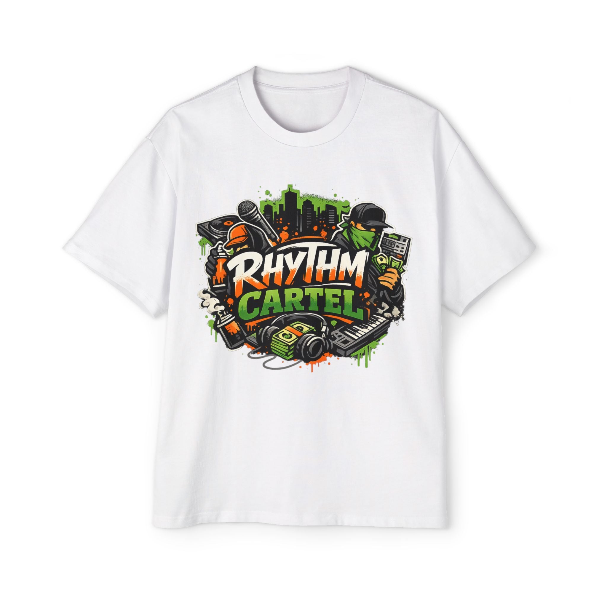 Rhythm Cartel Graphic Tee — DJ Music Streetwear Shirt