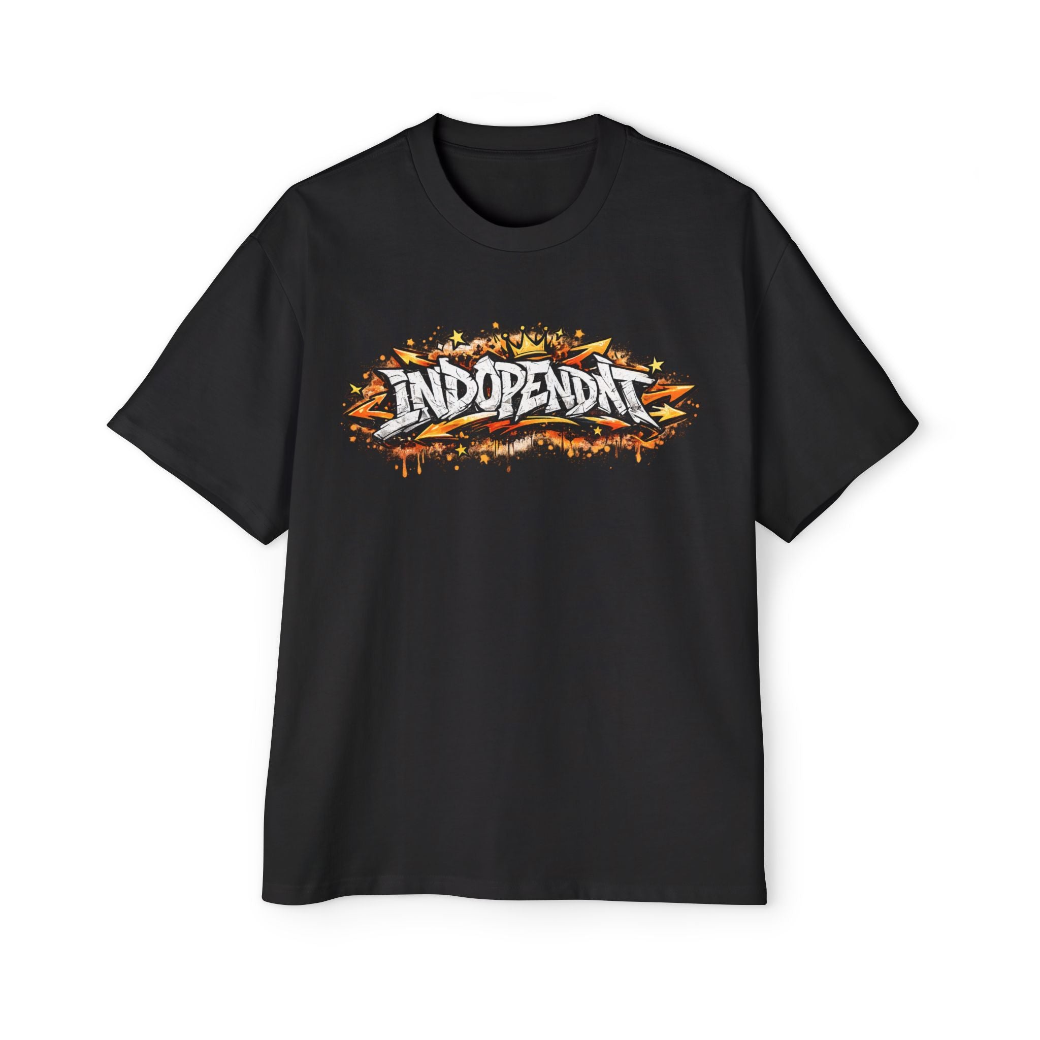 Independat Graffiti Logo Tee — Men's Oversized Streetwear Shirt
