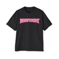 Indopendent Pink Arch Tee — Men's Oversized Graphic T‑Shirt