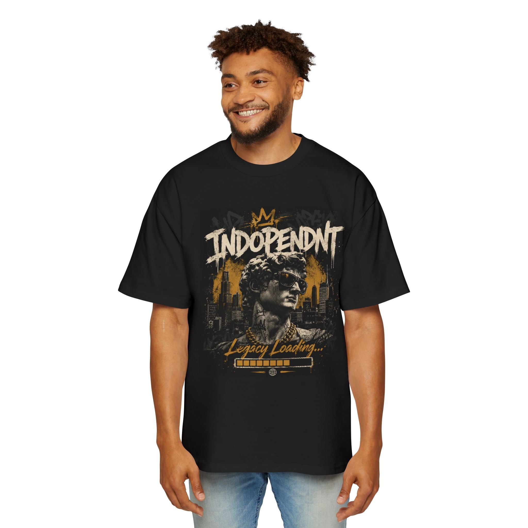 Independent 'Legacy Loading' Graphic Tee – Men's Oversized Streetwear