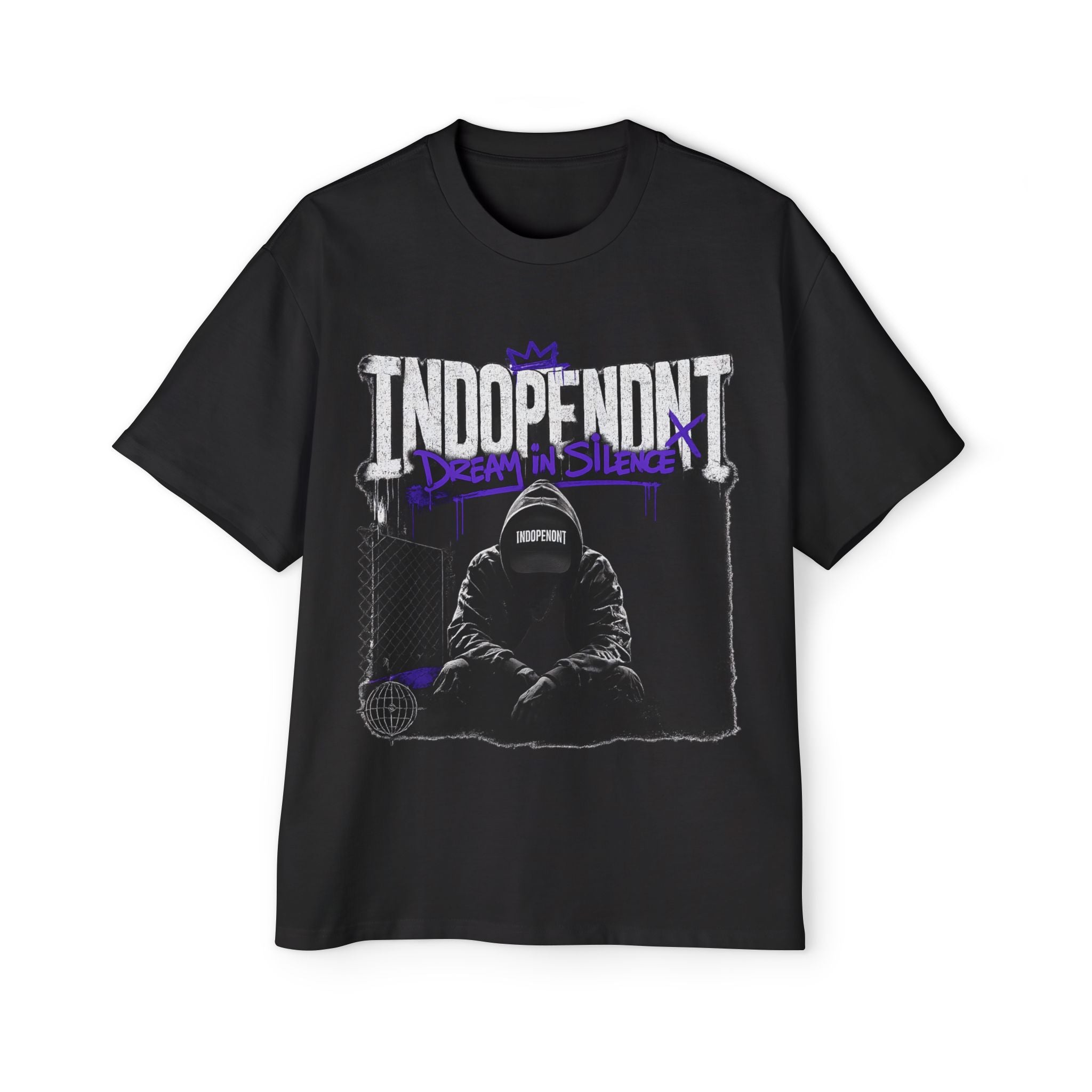 Indopendent Dreamer Graphic Tee — Hooded Figure Streetwear Shirt
