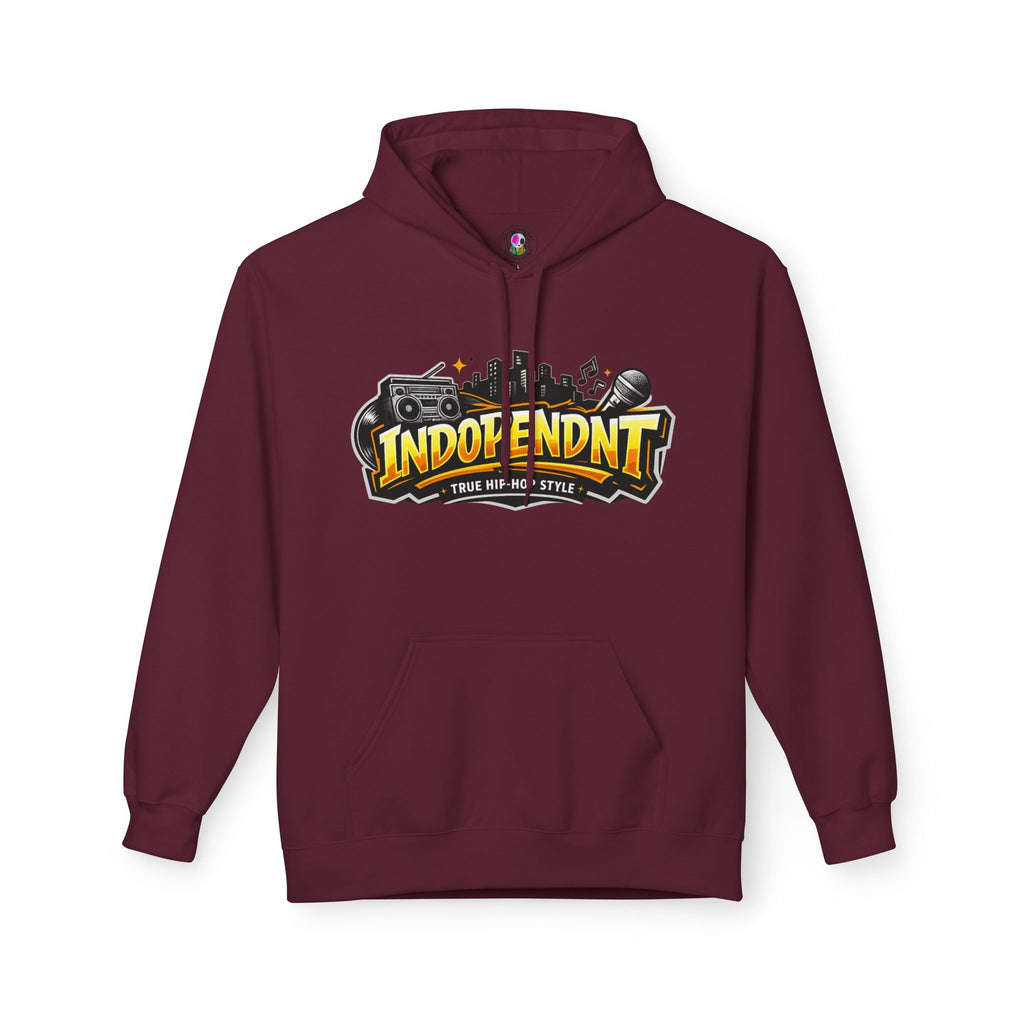 Independent Music Hoodie – "Indopendnt" Rap & Mic Graphic Pullover