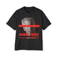 War Less Graphic Tee — Bold Red Bar Protest T‑Shirt