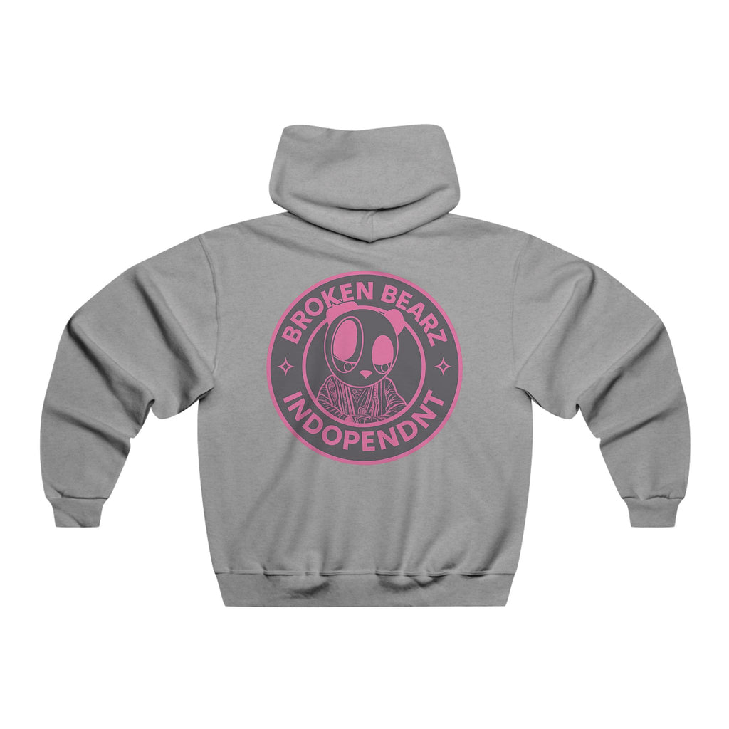 Independent Script Hooded Sweatshirt — Broken Bear Logo Pullover