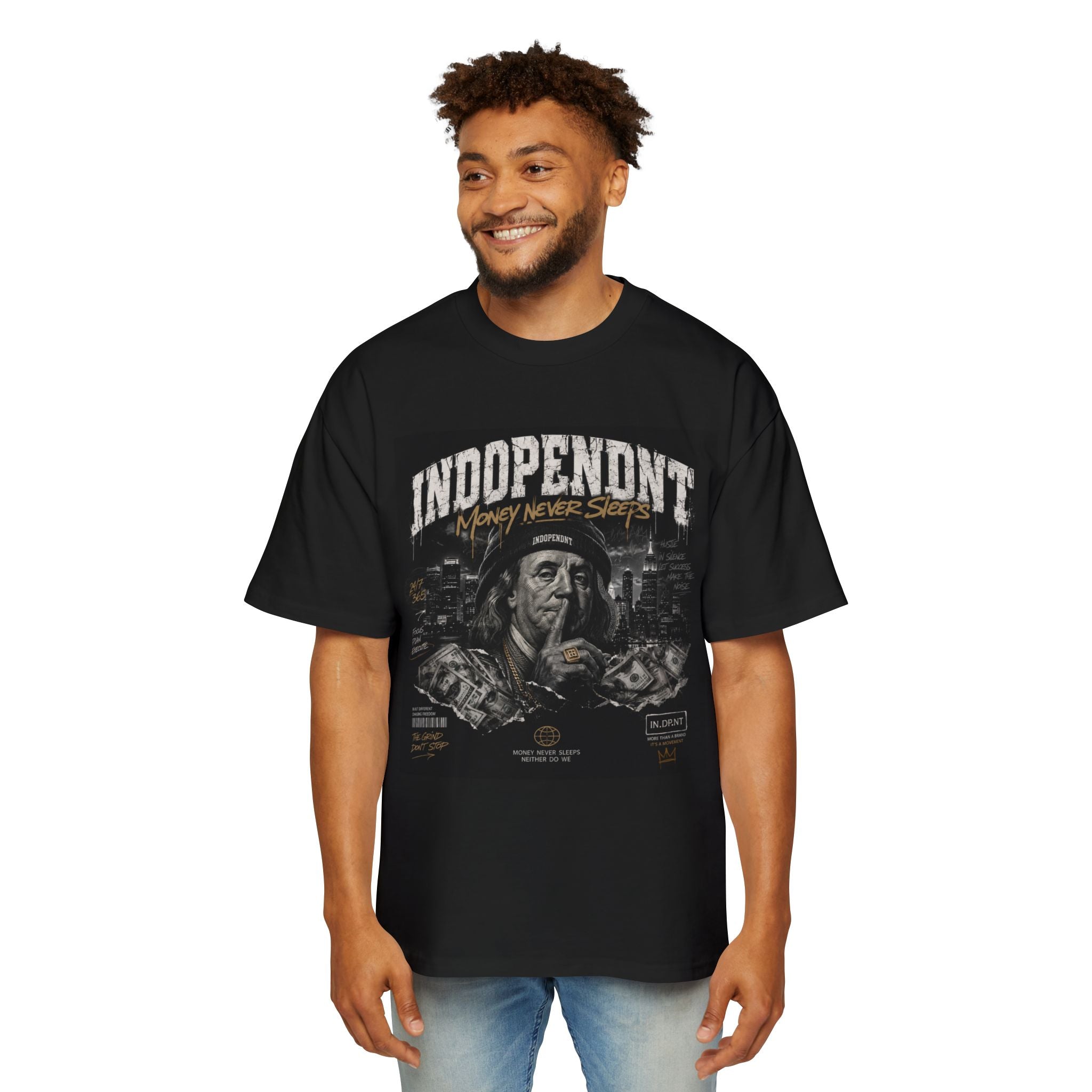 Independent Never Surrender Tee — Vintage Biker Graphic T-Shirt