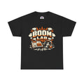 Boom Lab T‑Shirt — Retro Drum Machine & Headphones Music Tee