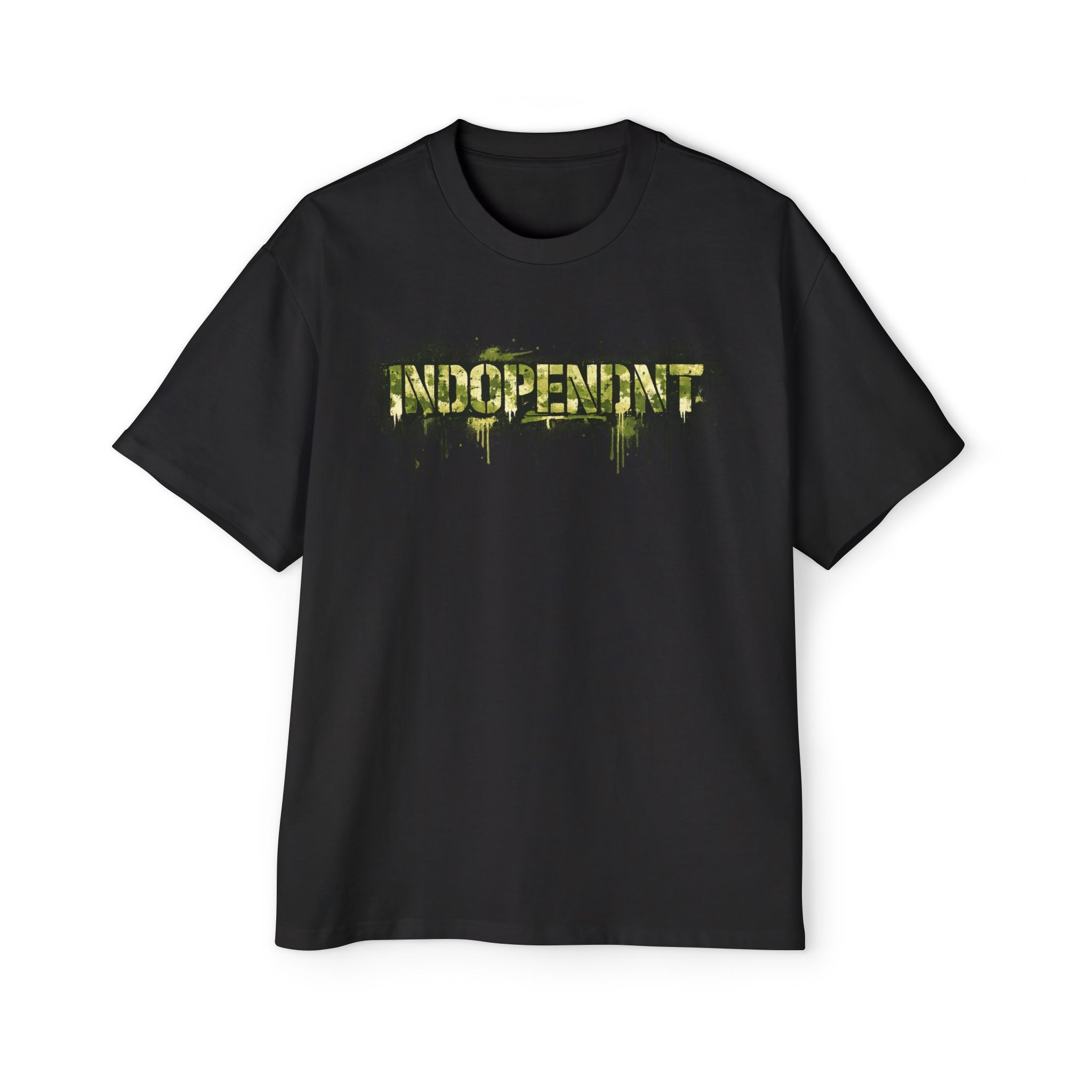 Independent Graffiti Tee — Men's Oversized Streetwear T‑Shirt