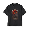 Graphic Tee — 'Indopendnt' Raven & Red Moon Vintage Rock Shirt