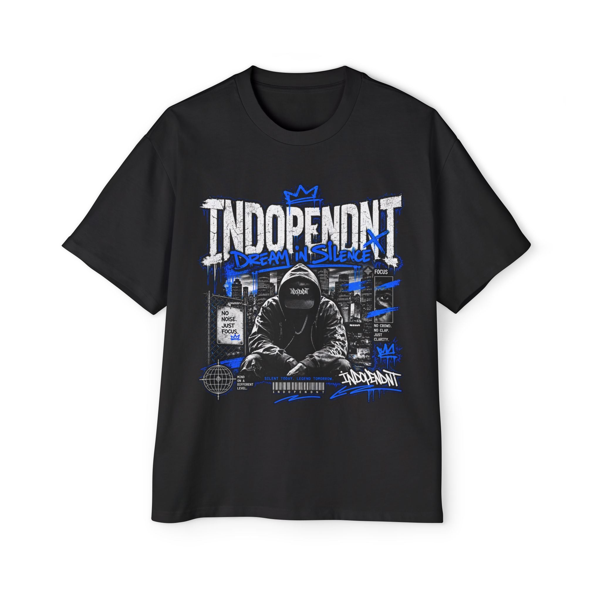 Indopendnt Streetwear Tee — 'Independent' Graphic Oversized Men's T-Shirt