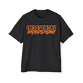 Indopendnt Bold Logo Tee — Graphic Men's Oversized T-Shirt