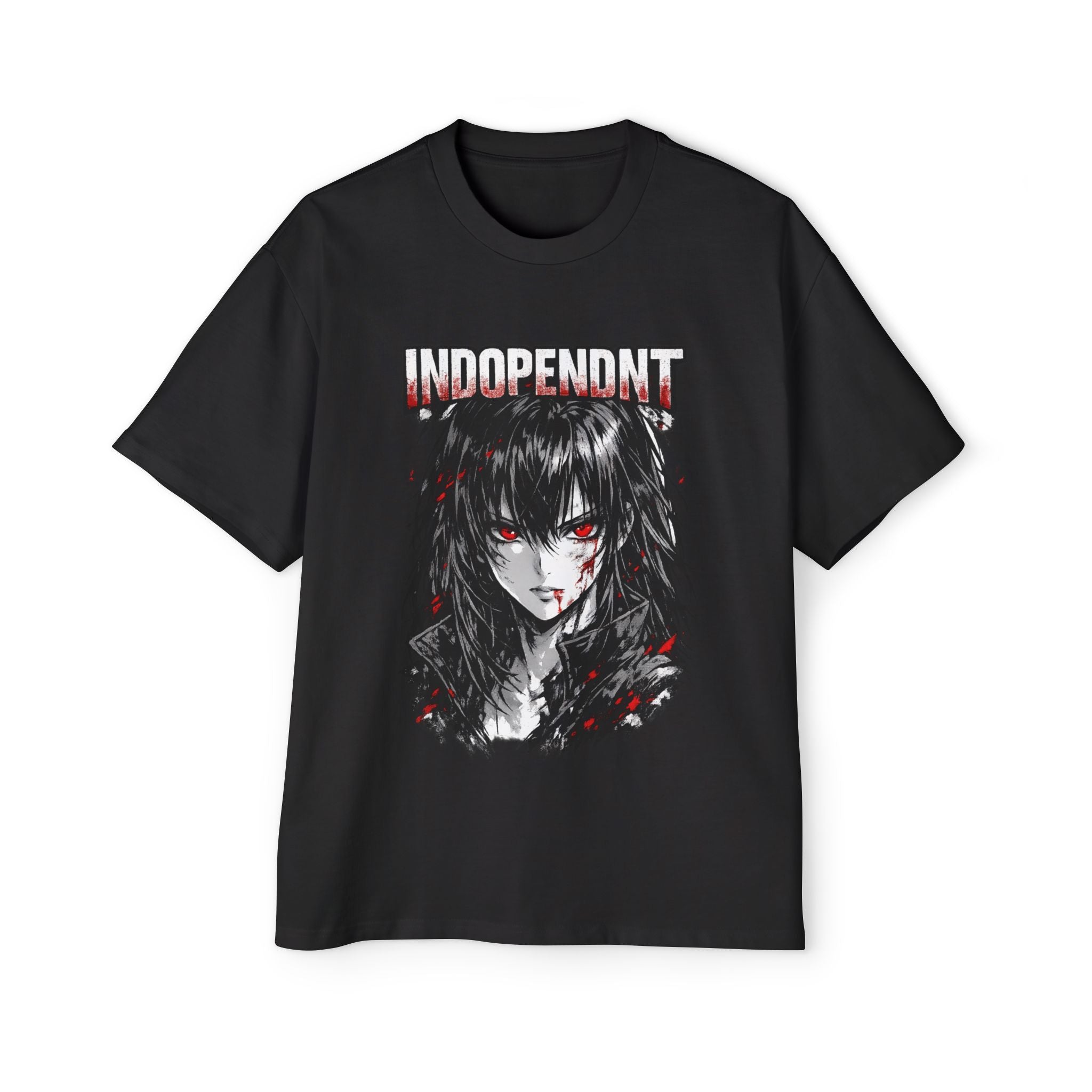 Independant Gothic Anime Girl Graphic Tee