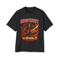Demon Slayer Flame Warrior Tee — "Independent" Graphic T‑Shirt