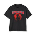 Samurai Shadow Tee — "Indopendnt" Graphic Men's Oversized Shirt
