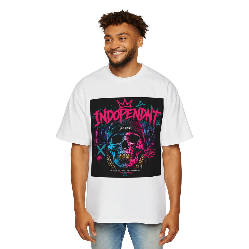 Independent Skull Graphic Tee — Oversized Men’s Streetwear T-Shirt