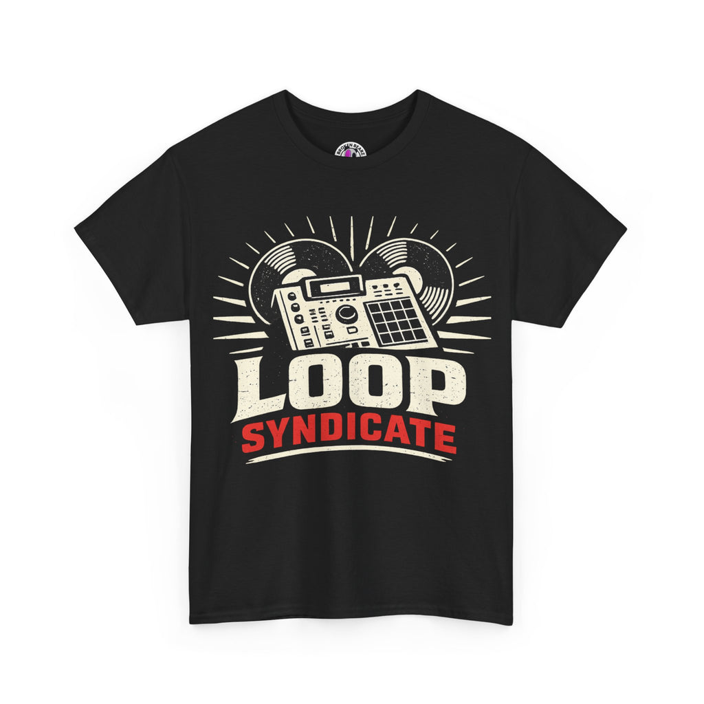 Loop Syndicate T-Shirt — Vintage Drum Machine Music Producer Tee