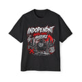 Indopendnt Hustle Tee — Men's Graphic Oversized Shirt ('Hustle Until History')
