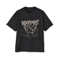 Indopendnt Angel Graphic Tee — Vintage Gothic Winged Skull T‑Shirt