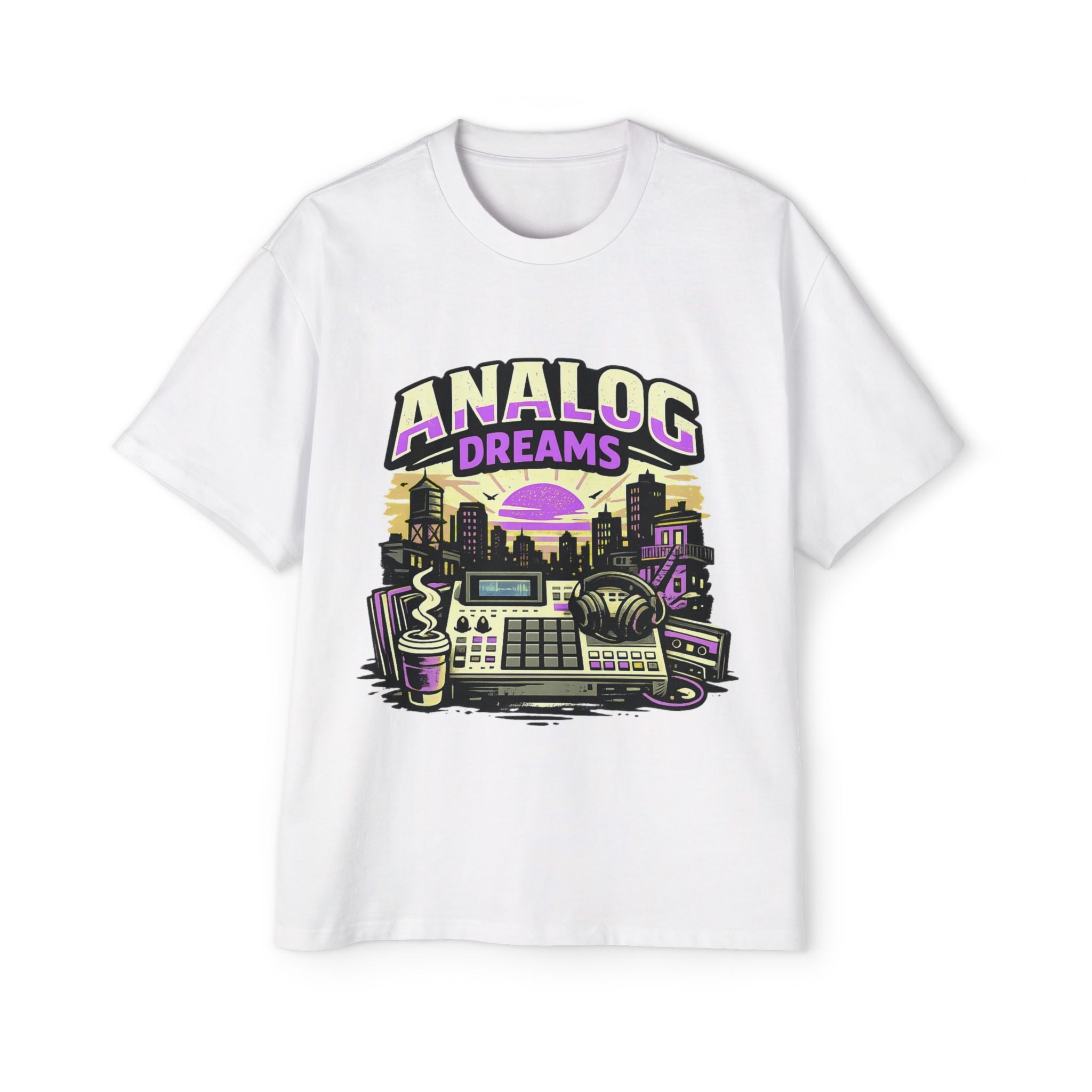 Analog Dreams Tee — Vintage Synthwave Music T-Shirt