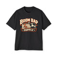 Boom Bap Supply T-Shirt — Vintage Hip Hop Drum Machine & Vinyl Tee
