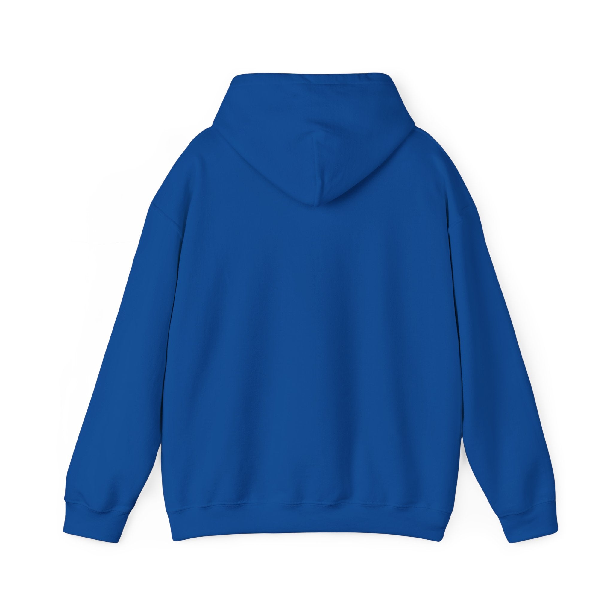 No Press Hoodie – Bold White Logo Pullover