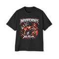 Independent No Fear Graphic Tee — Men's Oversized Anime Streetwear