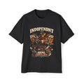 Anime Outlaw Graphic Tee — "Indopendnt" Eagle Biker Design