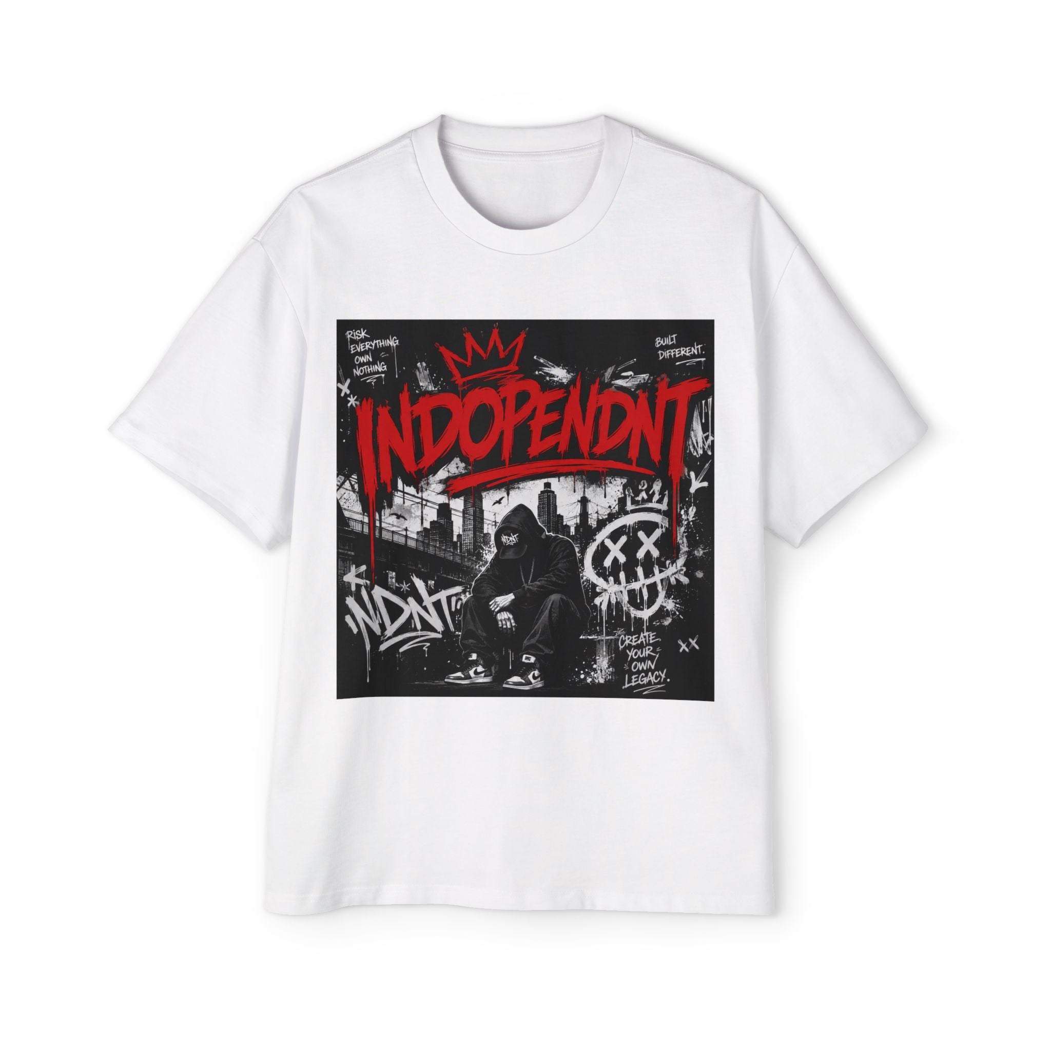 Independent Graffiti Streetwear Tee — "Indopendent" Urban Skate Graphic Shirt