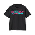 Oversized Tee — "INDOPENDNT" Retro 80s Neon Graphic Shirt