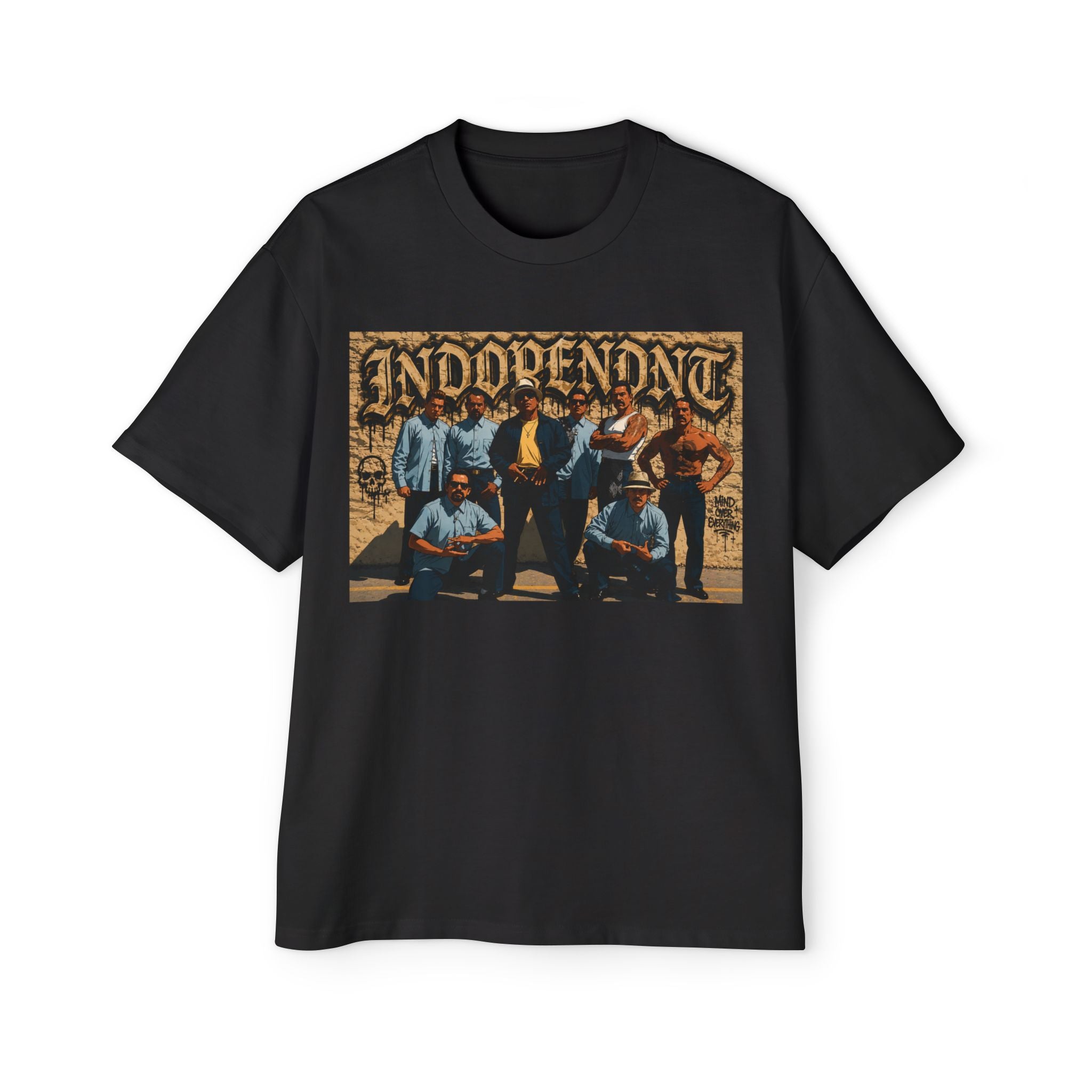Independent Crew Graphic Tee — Oversized Men's Streetwear T-Shirt