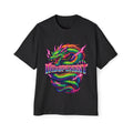 Dragon Graphic Tee — "Independent" Neon Asian-Style Streetwear
