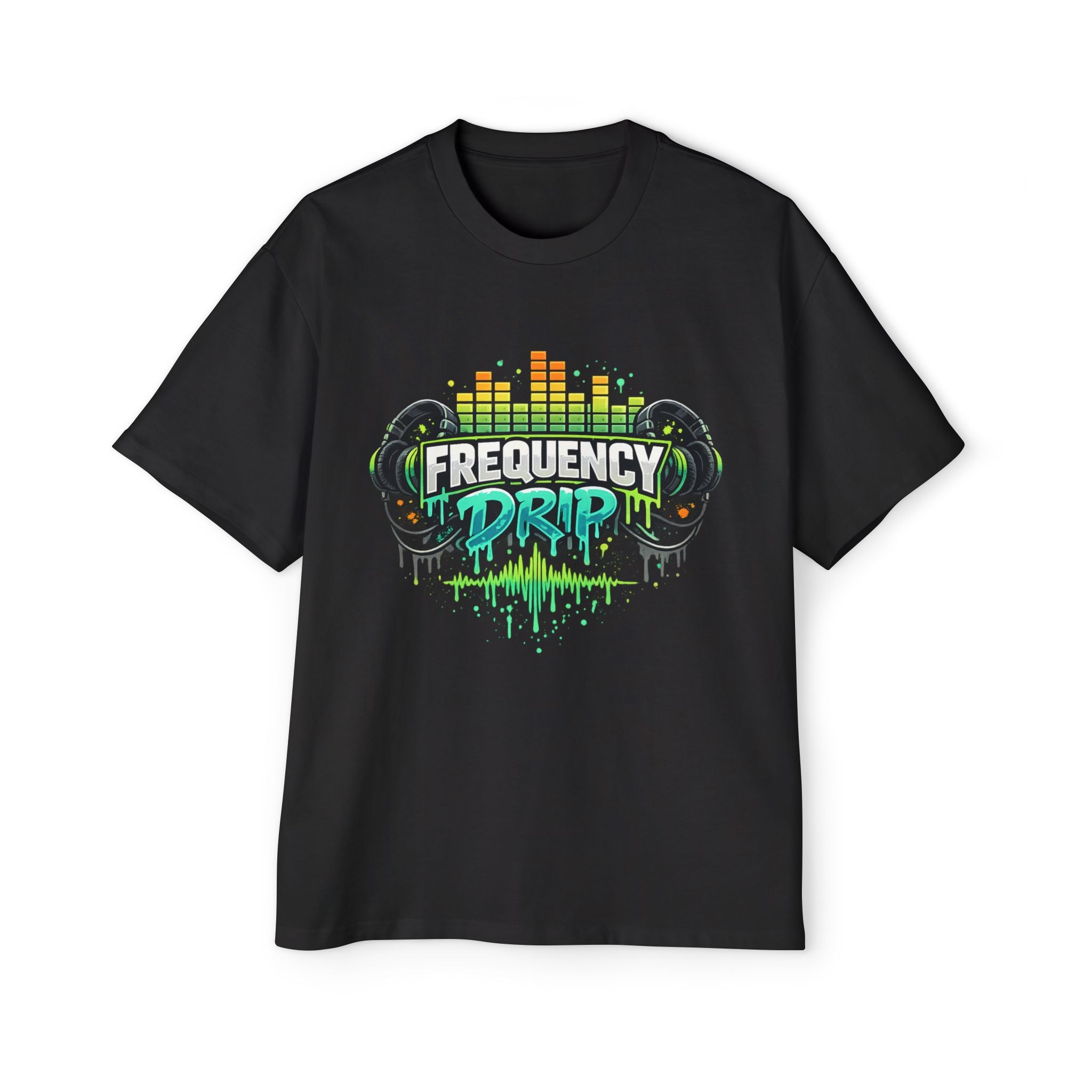 Frequency Drip Tee — Urban DJ Graphic T-Shirt
