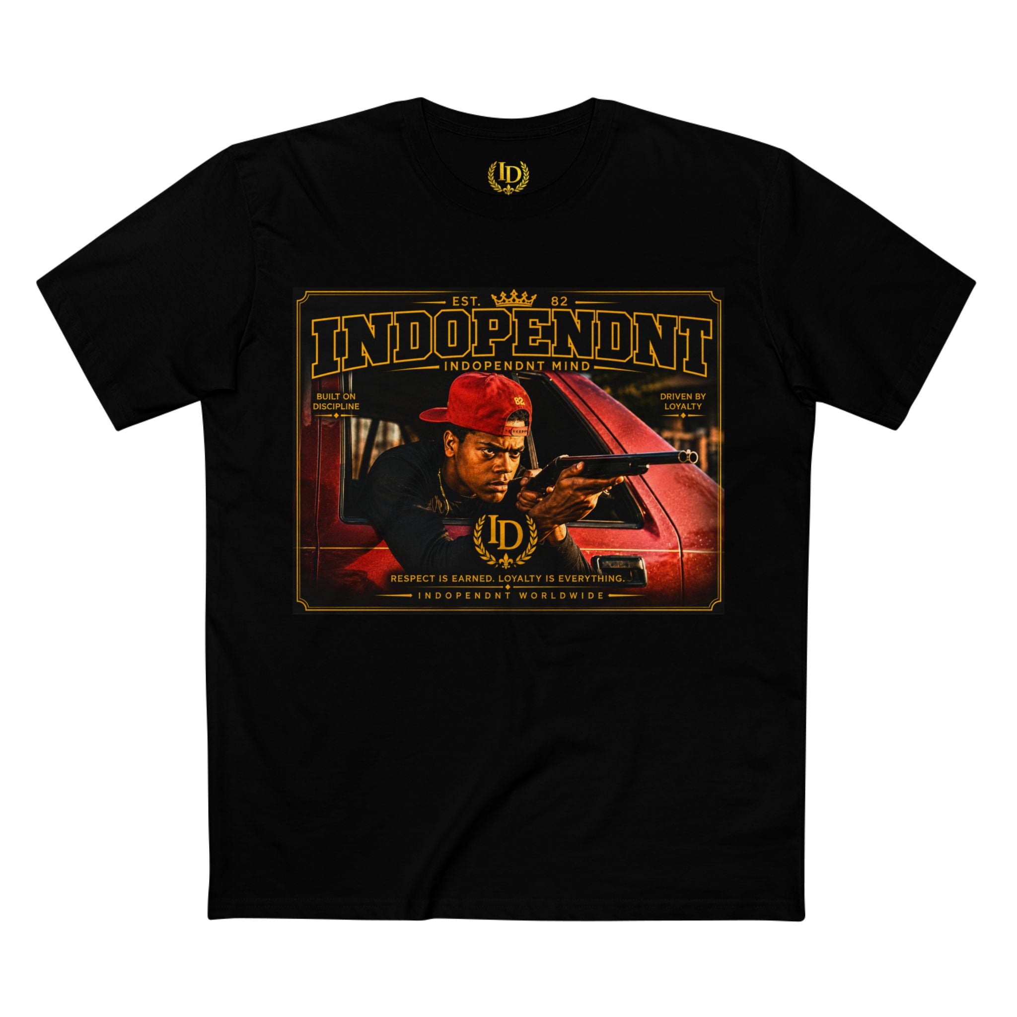 Independent Hustle Graphic Tee — Vintage Streetwear Rap Tribute