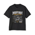 Independent Vibes Tee — Retro Statue Graphic Men's Oversized T-Shirt