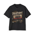 Vintage Cassette "Independent" Tee — Retro Streetwear Oversized T‑Shirt