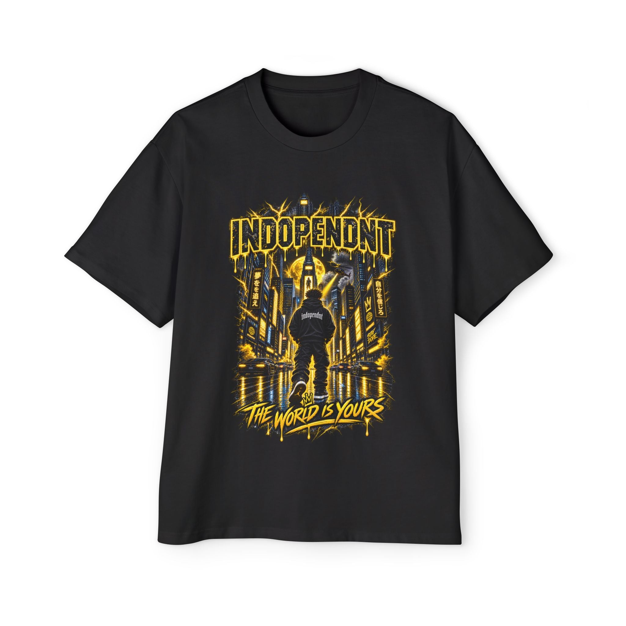 Indopendnt Skate Tee - "The World Is Yours" Graphic Shirt