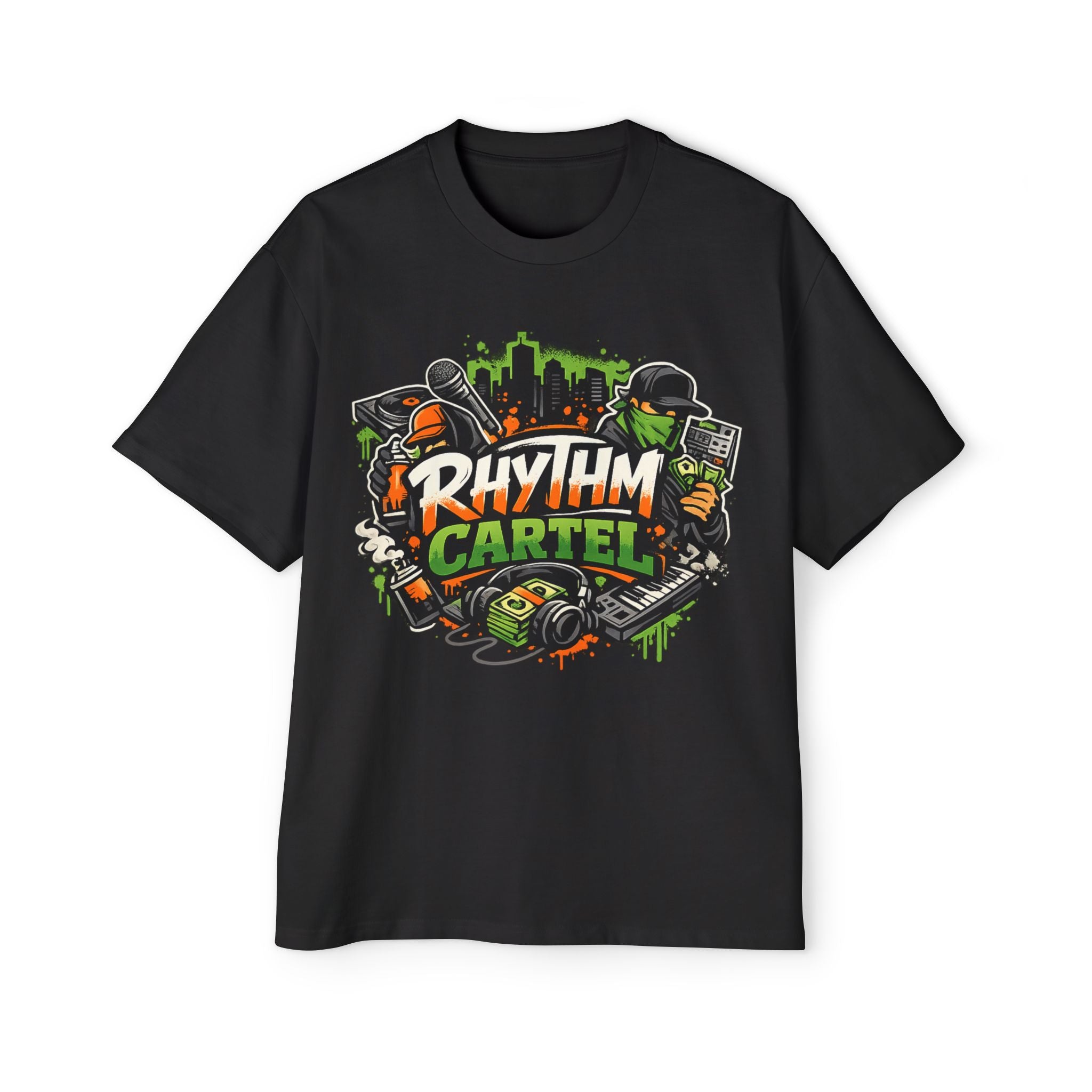 Rhythm Cartel Graphic Tee — DJ Music Streetwear Shirt