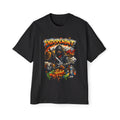Graphic Tee — "Indopendnt" Street Art Skull Hooded Reaper Design