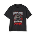 Skull Bandana Tee — "Death Before Dishonor" Graphic Shirt