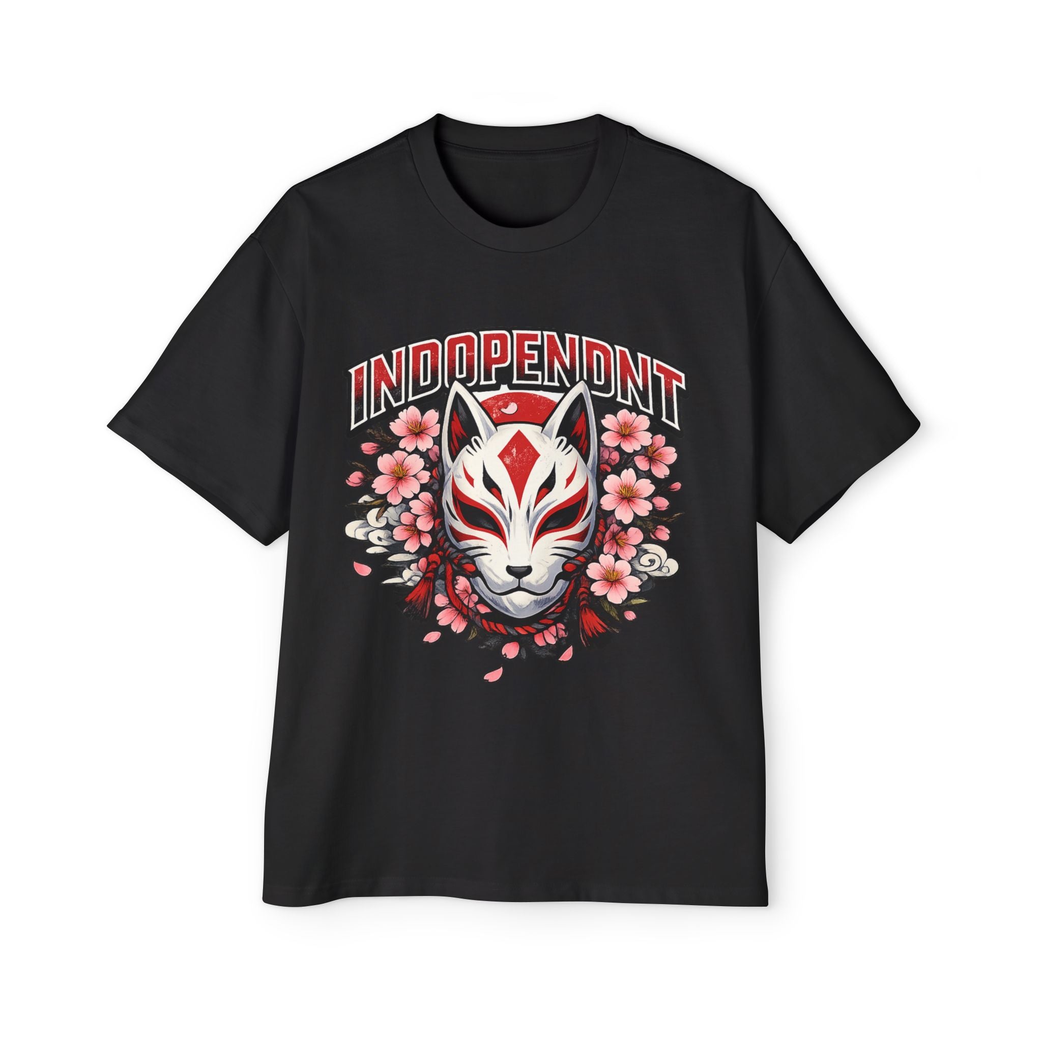 Independent Kitsune Mask Tee — Japanese Fox Mask Graphic T-Shirt