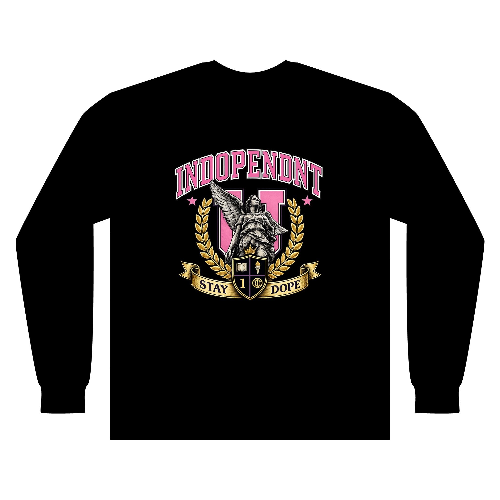 Indopependnt "Stay Dope" Crest Long Sleeve Tee