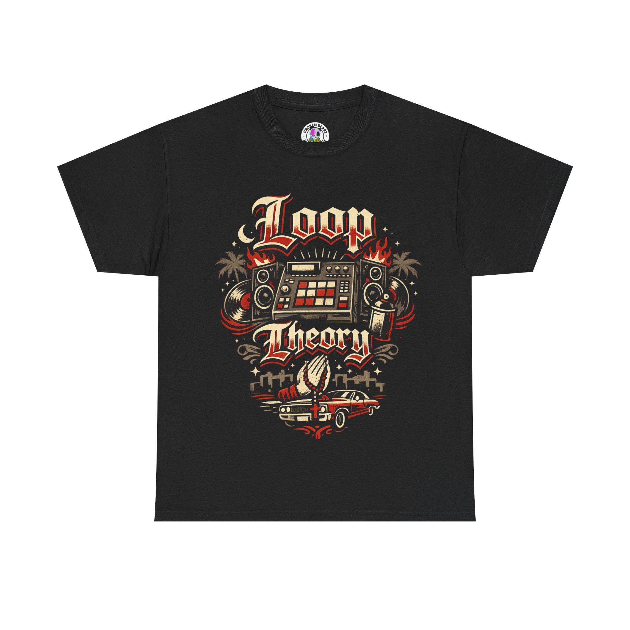 Loop Theory T-Shirt — Vintage Beatmaker Drum Machine Graphic Tee