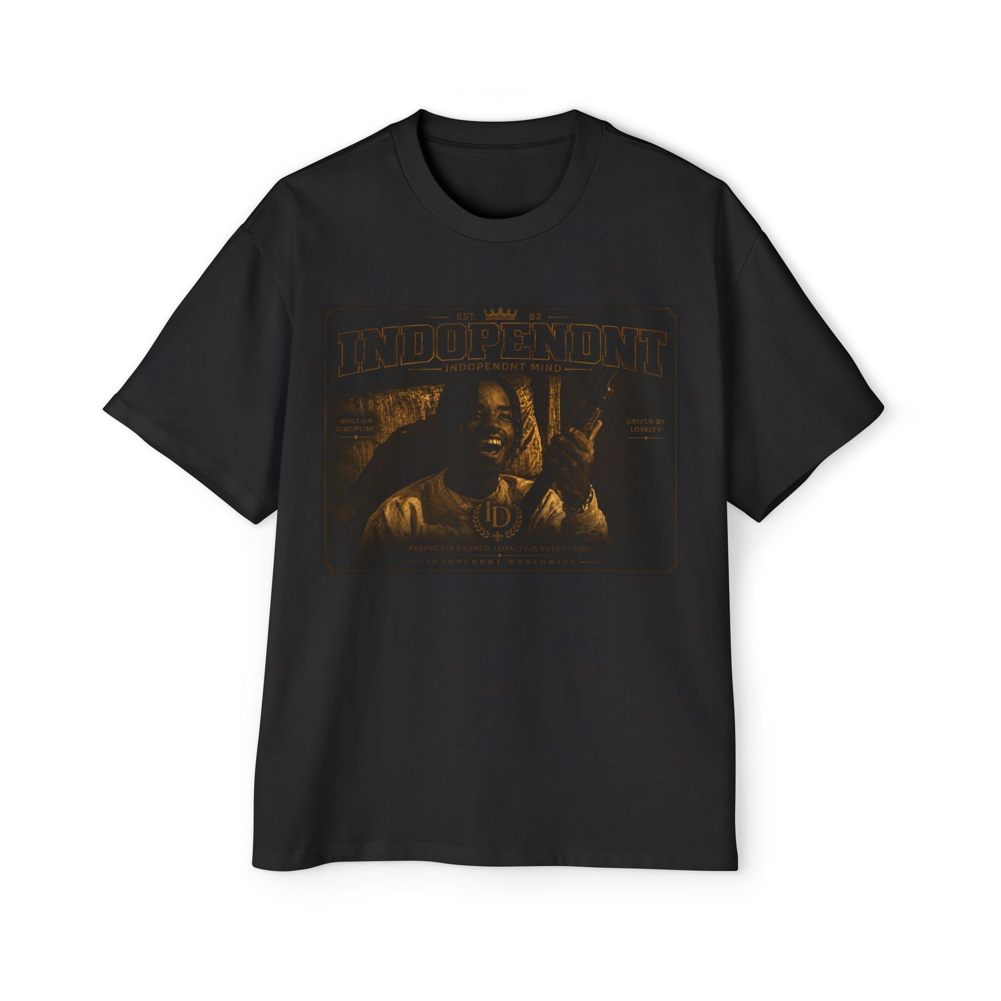 Indopendnt Grown Graphic Tee — Vintage  Style Men’s Oversized T‑Shirt