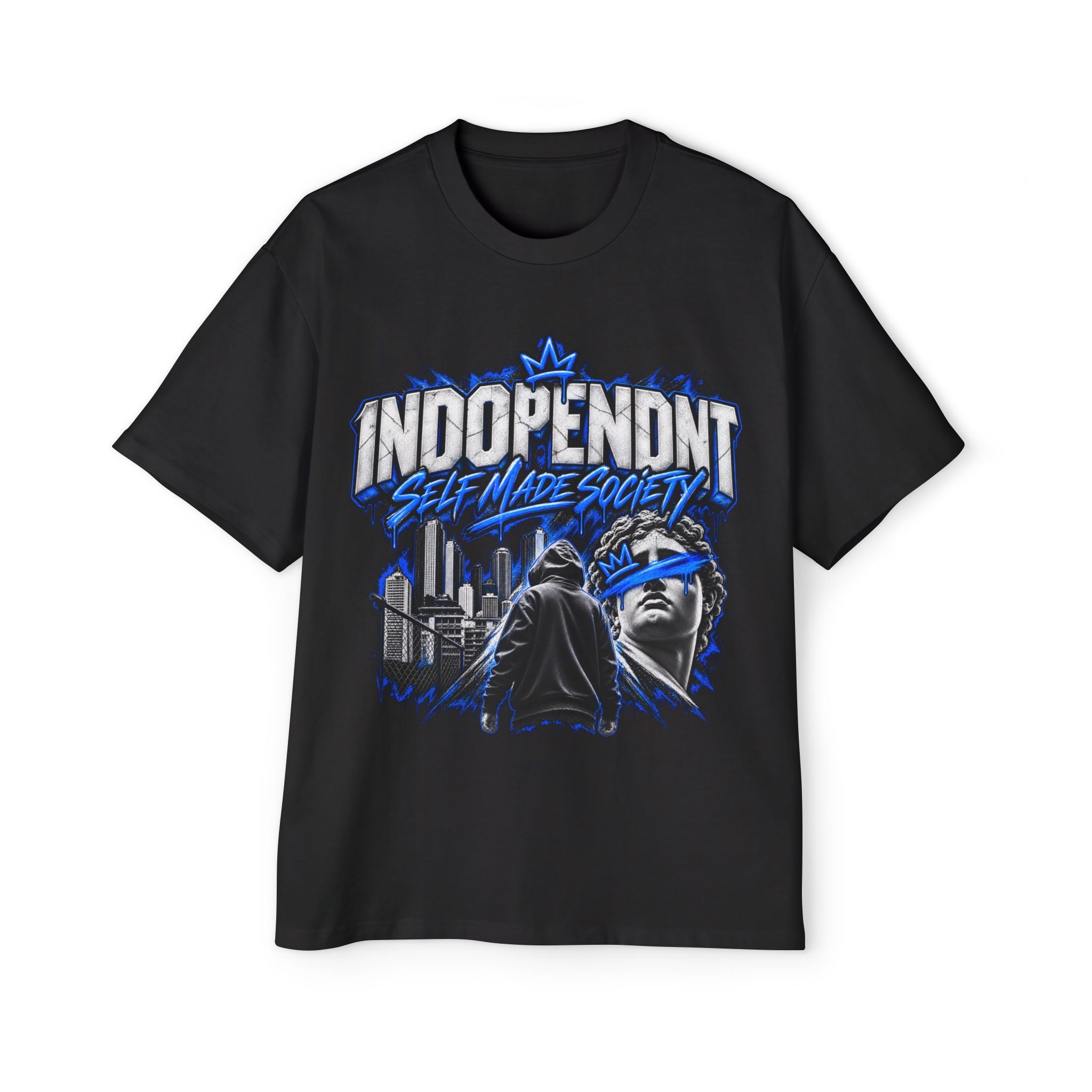 Indopendnt Self-Made Society Tee — Graphic Men’s Oversized T-Shirt