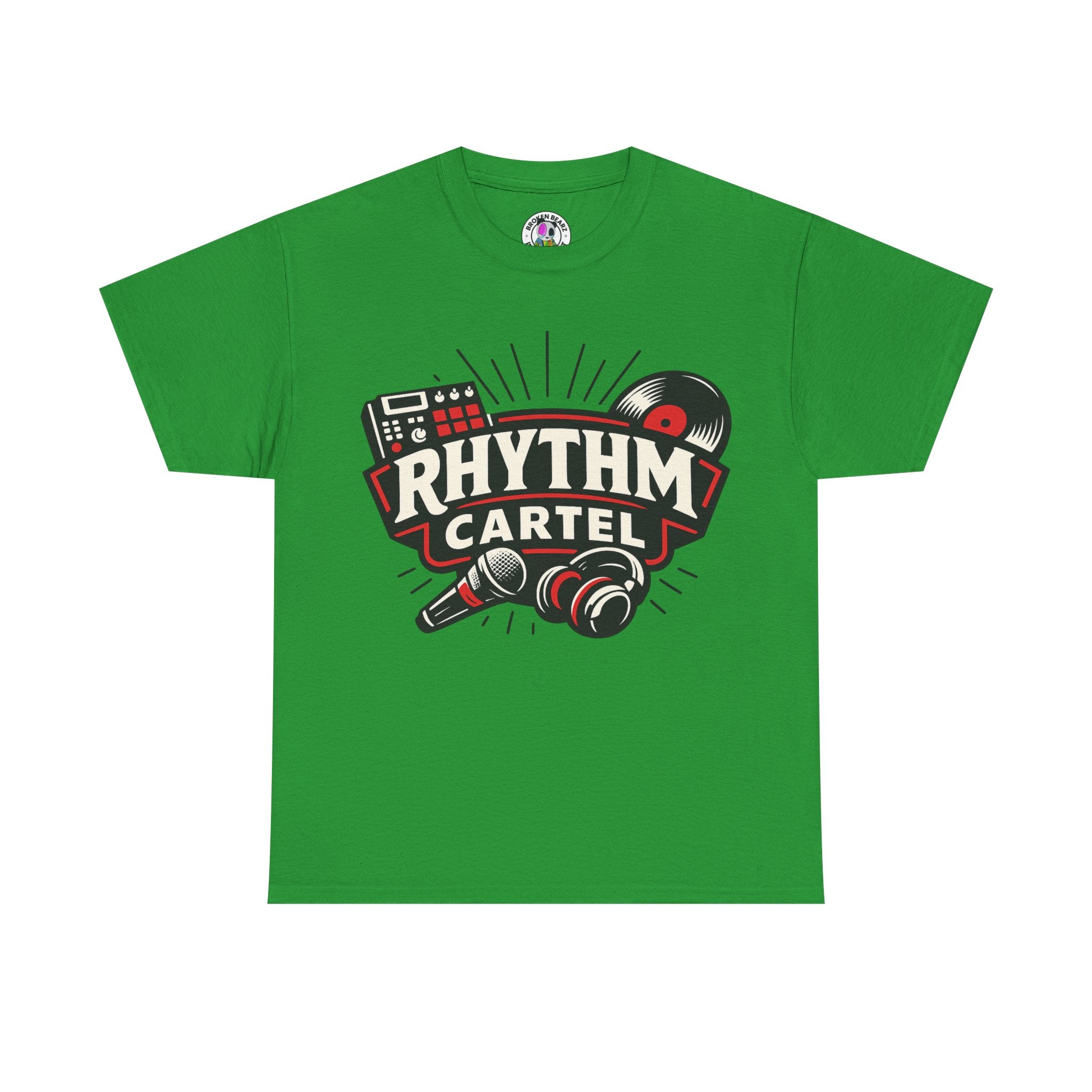 Rhythm Cartel Graphic Tee — DJ Music Vinyl Headphones T‑Shirt