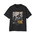 God's Plan Graphic Tee — Mens Oversized Faith T-Shirt