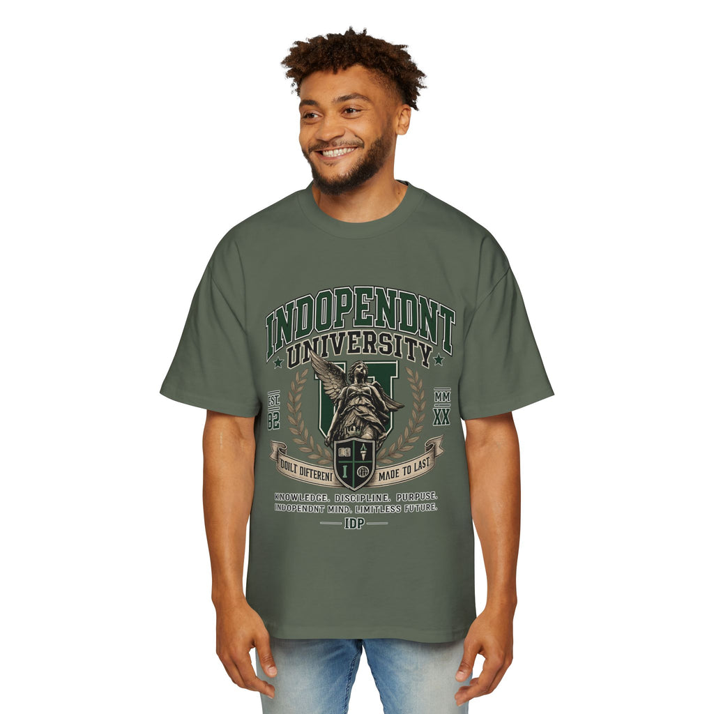 Independent University Graphic Tee — Classic Collegiate Crest T‑Shirt