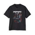 Independent Samurai Graphic Tee — Men's Oversized Heavy Cotton