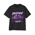 Electric Tiger Graphic Tee — "Indopendnt" Retro Neon Streetwear