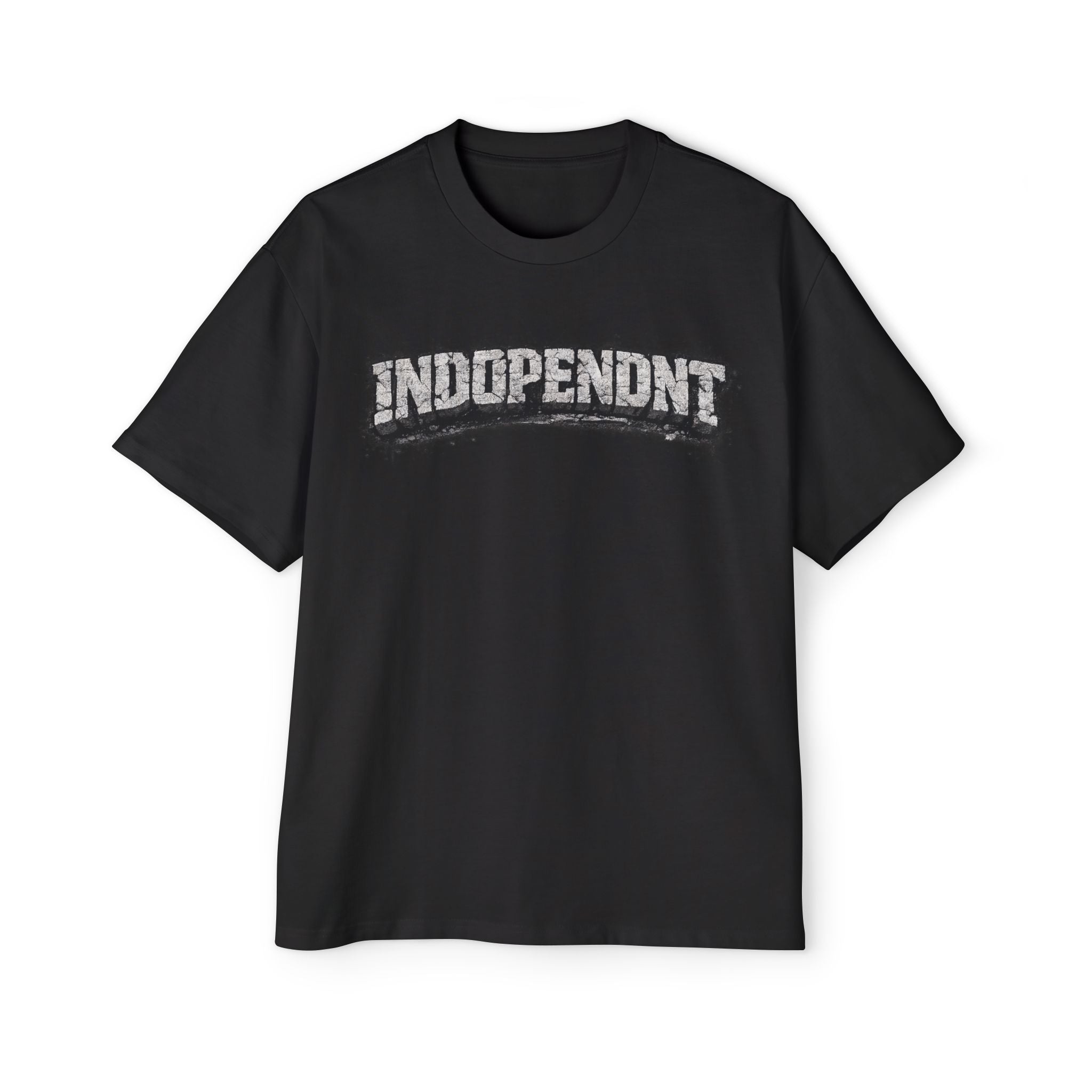 Independent Graphic Tee — 'Independent' Grunge Logo Oversized T‑Shirt