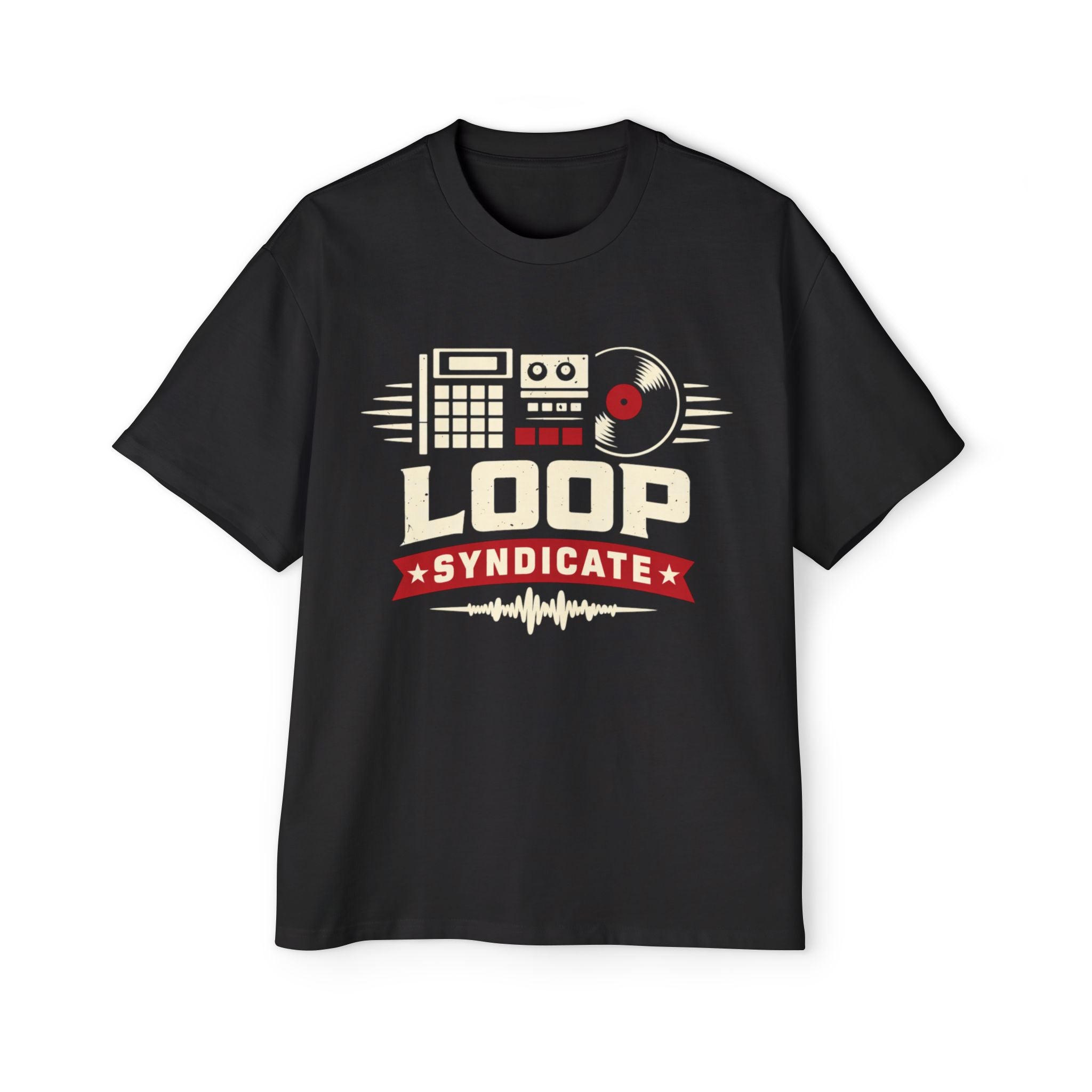 Loop Syndicate Graphic Tee — Vintage DJ Beatmaker T‑Shirt